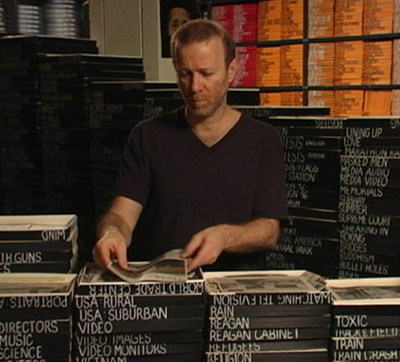 Alan at Work in his Studio 2005